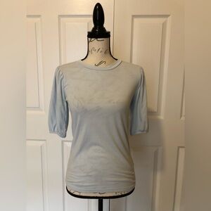 Gap XS baby blue top